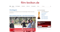 Desktop Screenshot of film-lexikon.de